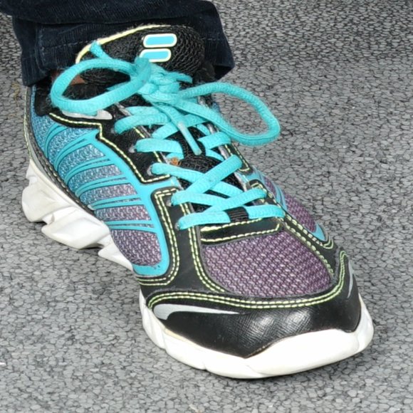 FILA Cool Max Women's 6 M Aqua Black Athletic Running Shoes DLS Foam - Picture 1 of 16